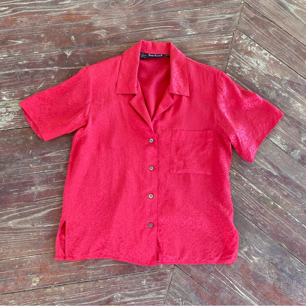 Bundle 3 for 50% off 1980s Anne Klein II Silk Blouse